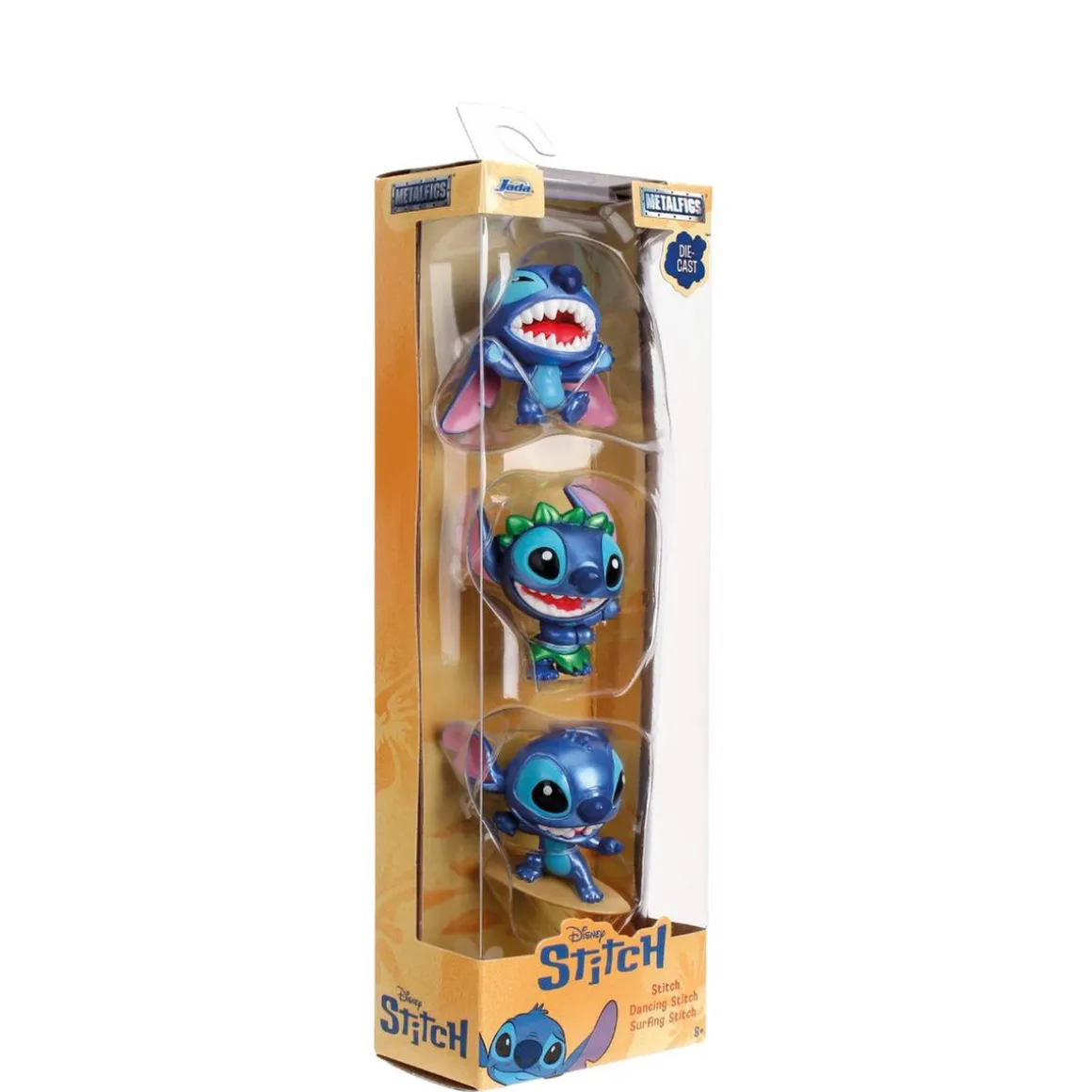 Stitch - Pack 3 figuras Stitch de metal