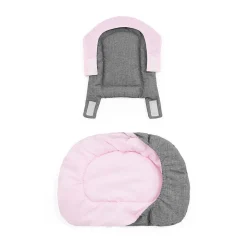 Stokke - Cojín reversible para trona Nomi - Gris/Rosa