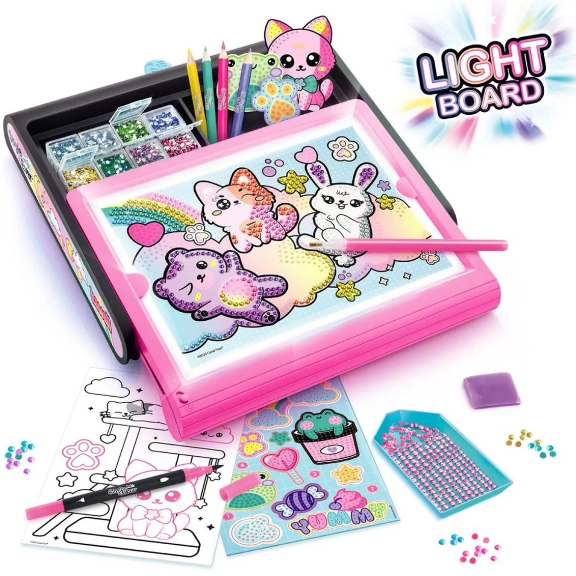 Style 4 Ever - Maletín Luminoso Diamond Art Kawaii