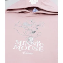 Sudadera con capucha Minnie para niña en rosa