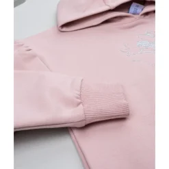 Sudadera con capucha Minnie para niña en rosa