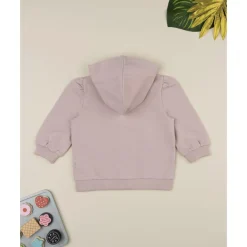 Sudadera de niña rosa con estampado de osos