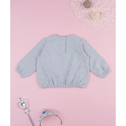 Sudadera gris bailarina niña