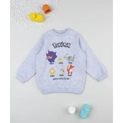 Sudadera gris Pokémon