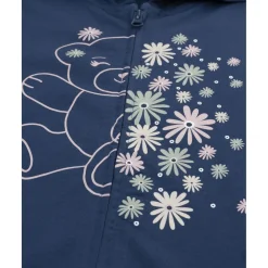 Sudadera niña azul con unicornio