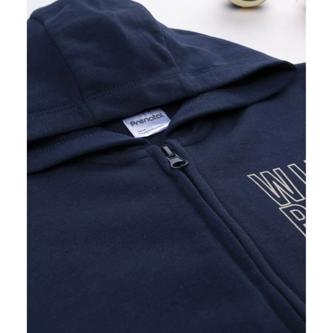 Sudadera niño azul oscuro capucha