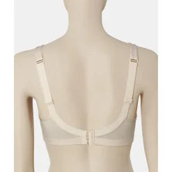 Sujetador de lactancia algodón licra color piel copa d