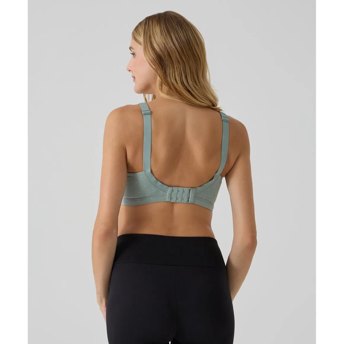 Sujetador premamá verde con lunares