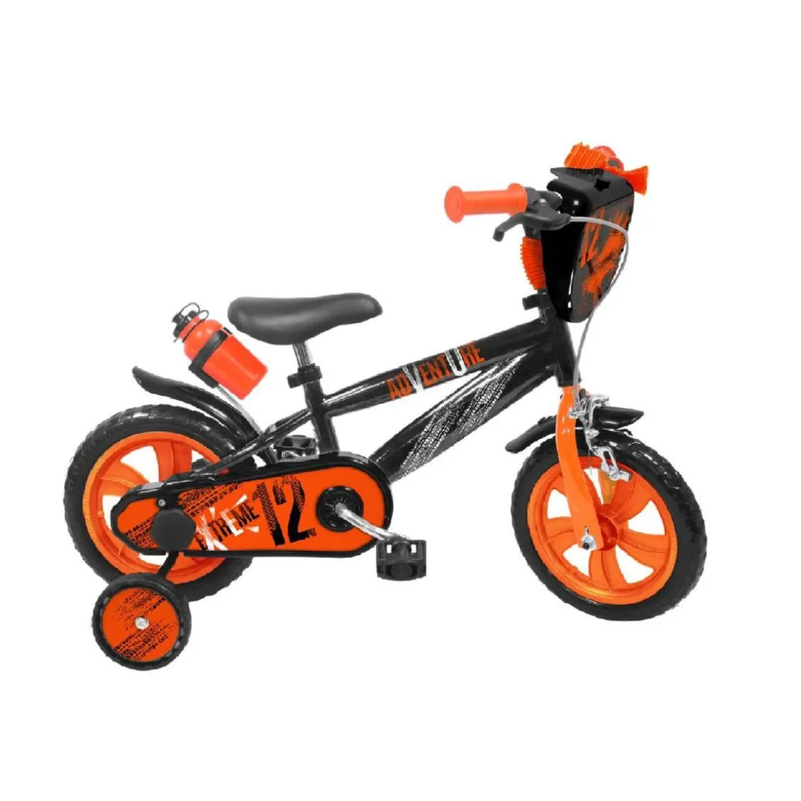 Sun & Sport - Bicicleta 12 pulgadas negra