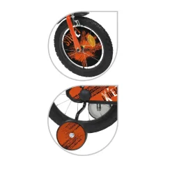 Sun & Sport - Bicicleta 16 pulgadas negra