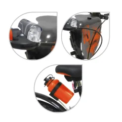 Sun & Sport - Bicicleta 16 pulgadas negra