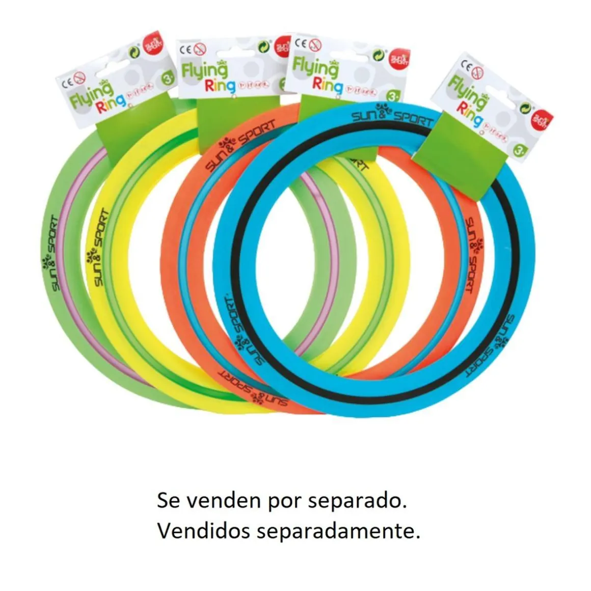 Sun & Sport - Disco volador 30 cm (varios colores)
