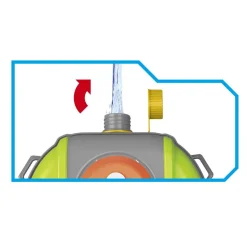 Sun & Sport - Lanzador Water Hit Future con mochila (varios colores)