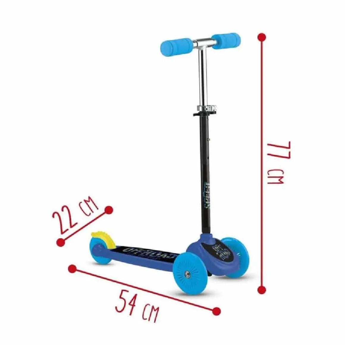Sun & Sport - Scooter 3 ruedas azul
