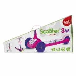 Sun & Sport - Scooter 3 ruedas rosa