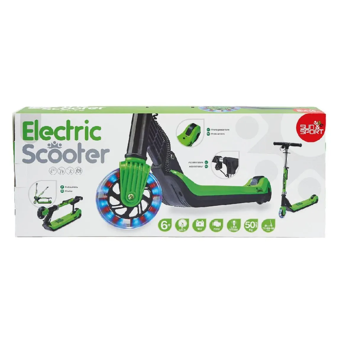 Sun & Sport - Scooter eléctrico 12V