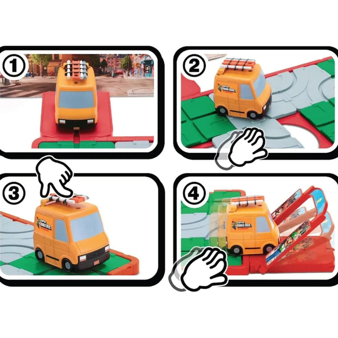 Super Mario - Juego de mesa Super Mario Route 'n Go ㅤ