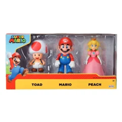 Super Mario - Pack 3 figuras de Mario y sus amigos