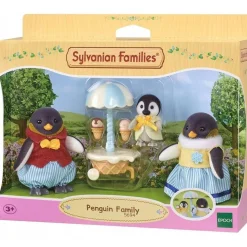 Sylvanian Families - Familia Pingüino: casa de muñecas y paseo familiar