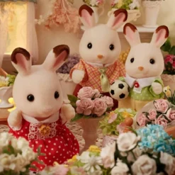 Sylvanian Families - Familia Conejo Chocolate