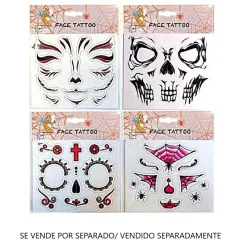 Tattoo facial de Halloween (varios modelos)