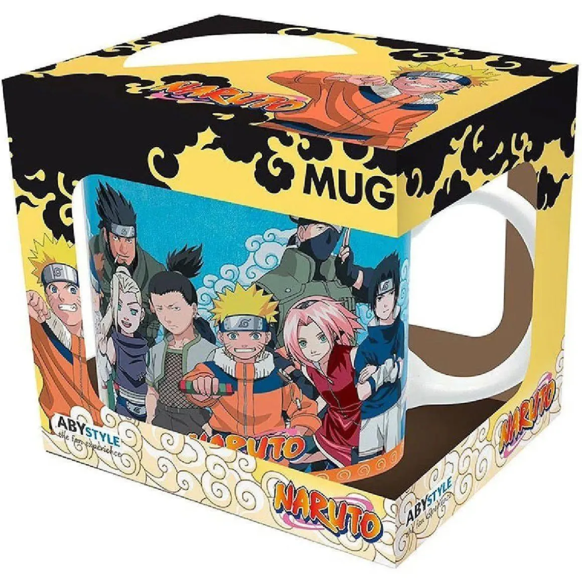 Taza Naruto Genin Konoha de 320ml ㅤ