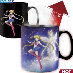 Taza térmica Sailor Moon cambio de color 460ml ㅤ