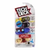Tech Deck - Pack 4 mini skates (varios modelos)