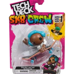 Tech Deck - Sk8 Crew - Fingerboard + Figura (Varios modelos)