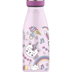 Termo gatos rosa 350 ml