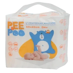 The Pee & The Poo - Cambiador 60x60cm - 10uds