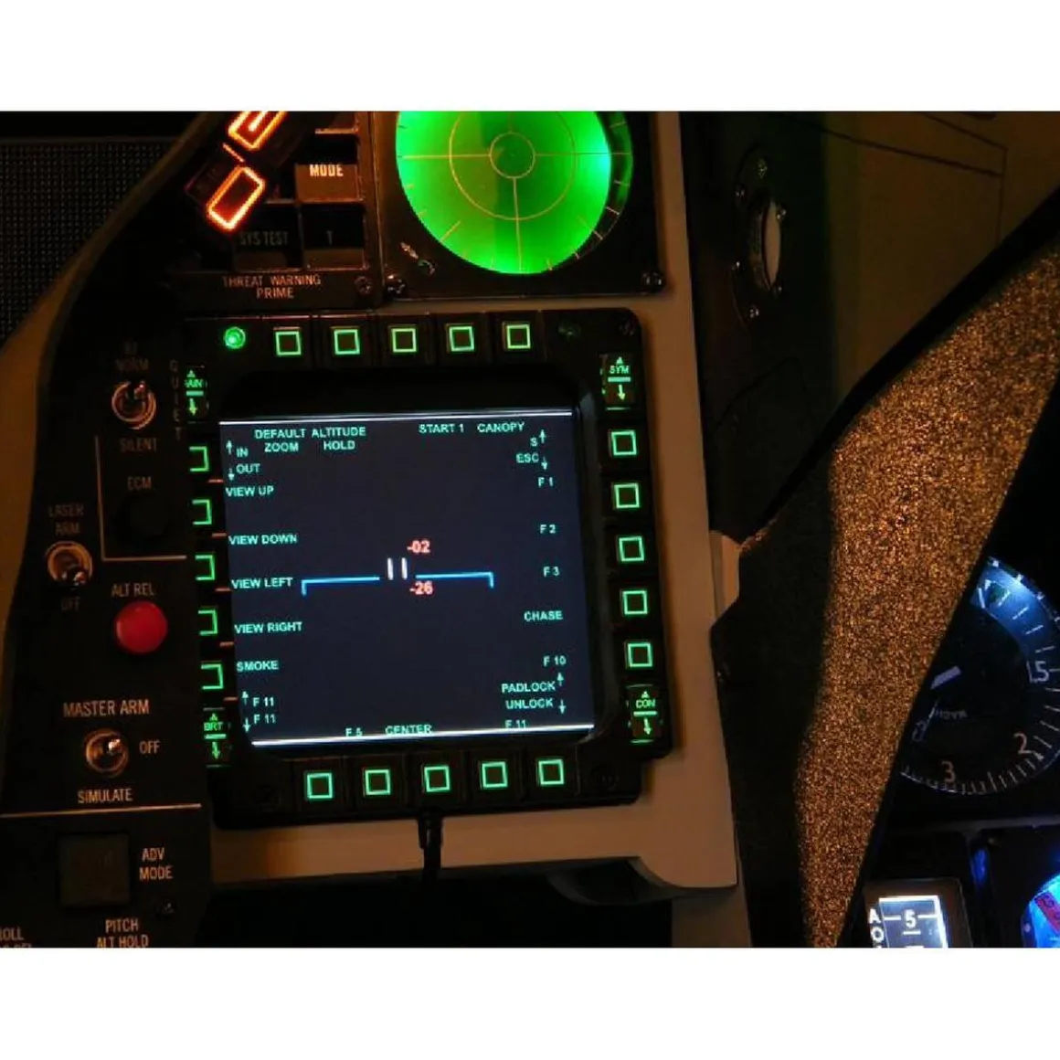 Thrustmaster - MFD Cougar Pack Flight Control - PC