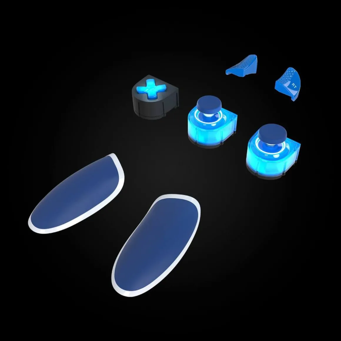 Thrustmaster - Protectores para mando eSwap X PRO - Blue Crystal Pack