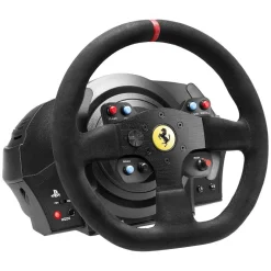 Thrustmaster - Volante y Pedales T300 Ferrari Edición Alcantara