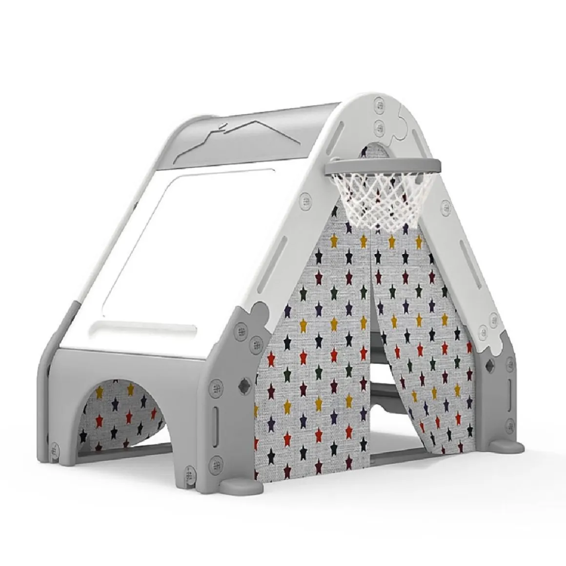 Tienda de campaña con actividades