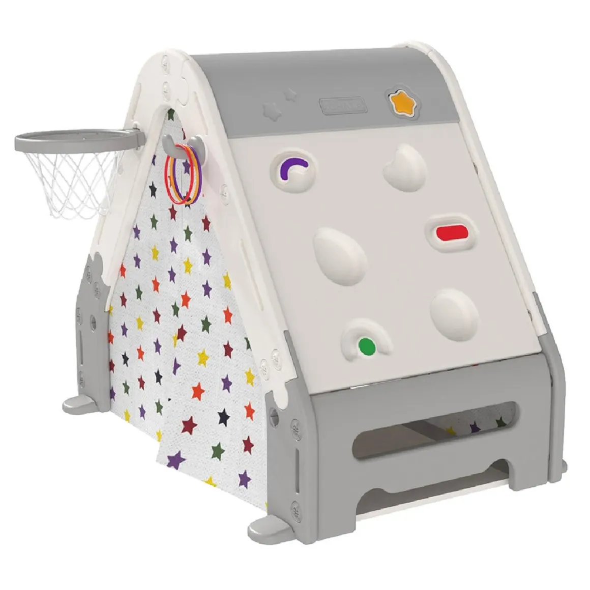 Tienda de campaña con actividades