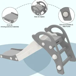 Tobogán Delfín gris