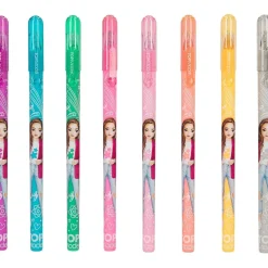 Top Model - 8 bolígrafos de gel Glitter Arcoiris