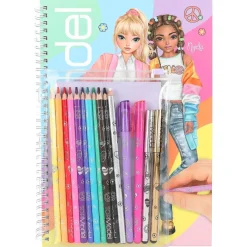 Top Model - Libro de colorear con set de colores