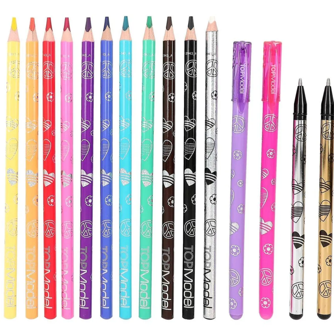 Top Model - Libro de colorear con set de colores