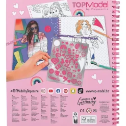 Top Model - Libro para colorear con lentejuelas reversibles