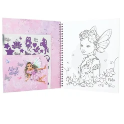 Top Model - Libro para colorear con lentejuelas