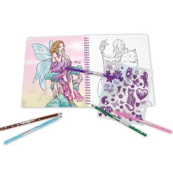 Top Model - Libro para colorear con lentejuelas