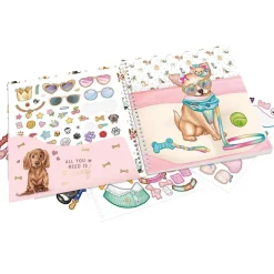 Top Model - Libro pegatinas Dress me up Doggy