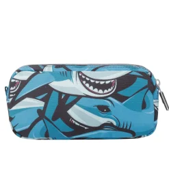 Totto - Estuche escolar dos compartimentos tiburones Sobre
