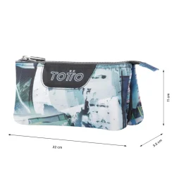 Totto - Estuche escolar postales y casetes Tablero