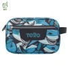Totto - Estuche escolar tres compartimentos tiburones Plastilina