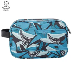 Totto - Estuche escolar tres compartimentos tiburones Plastilina