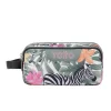 Totto - Estuche escolar tres compartimentos tropical cebras Agapec