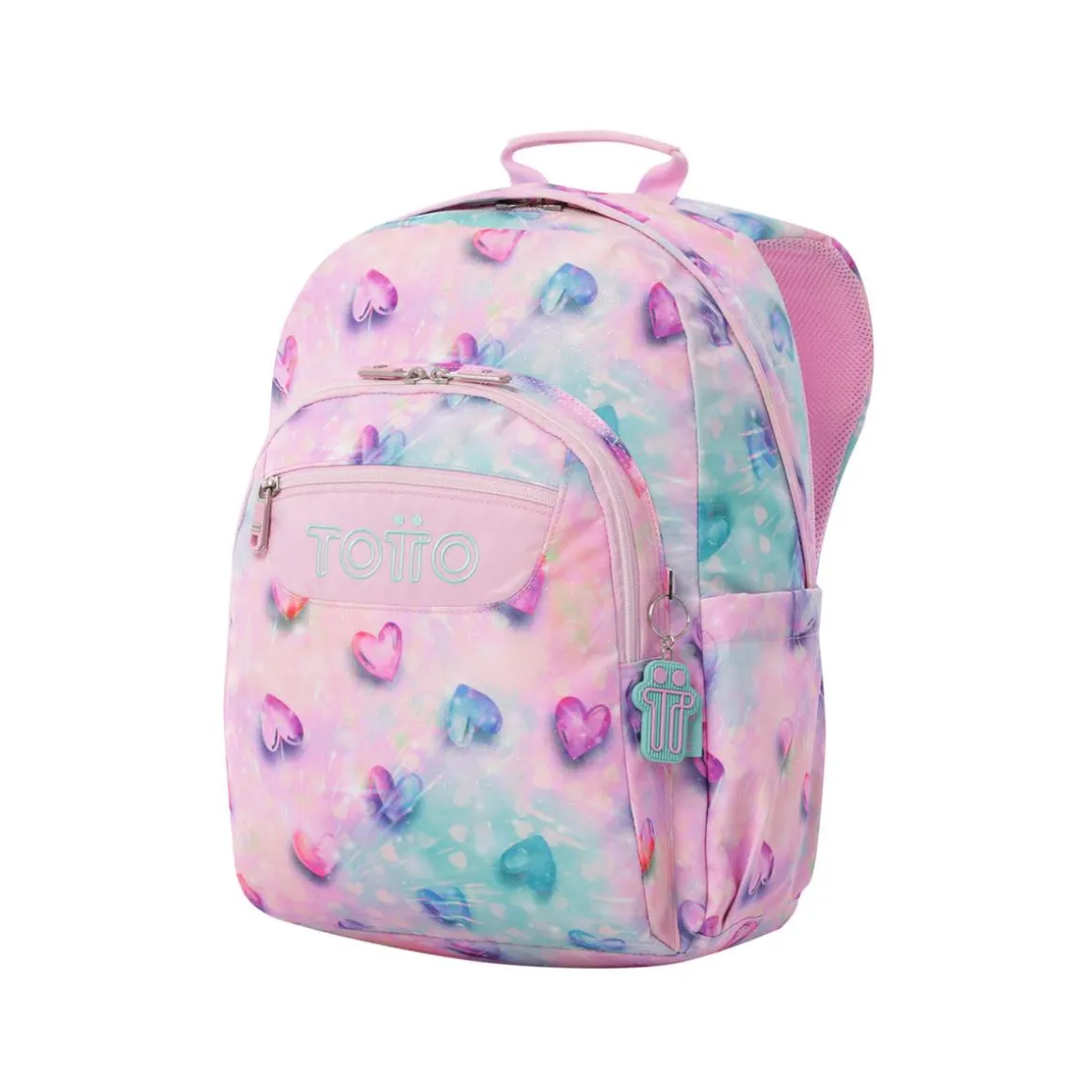 Totto - Mochila Acuareles Glitter Shiny Heart